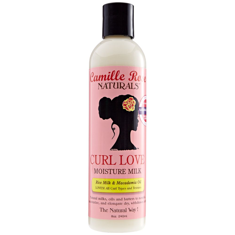 Camille Rose, Curl Love Moisture Milk, Leave-In Conditioning Cream, Rice Milk & Macadamia Oil, 240 ml