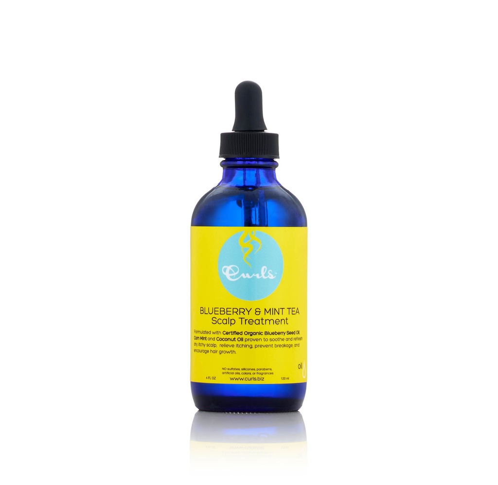 Curls, Scalp Treatment, Blueberry & Mint, 4 fl oz (120 ml)