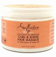 Shea moisture Coconut and HIbiscus Curl and shine hair masque
