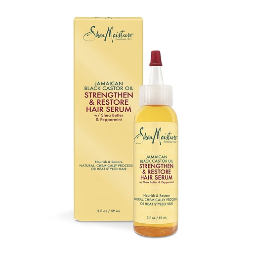 Shea Moisture, Jamaican Black Castor Oil, Strengthen & Restore Hair Serum, 59 ml