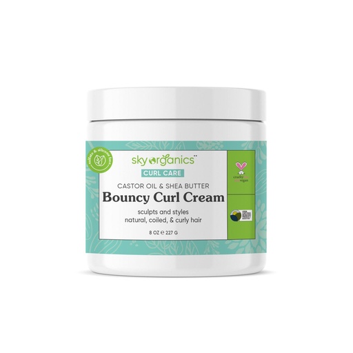 Sky Organics, Curl Care, Bouncy Curl Cream, 236 ml